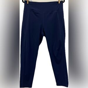 Like New Girlfriend Collective Navy 23 3/4" Leggings Size XL